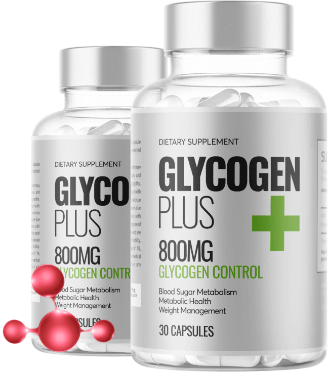 Frascos del suplemento Glycogen Plus